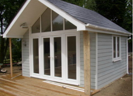 Almost complete Home Office Building